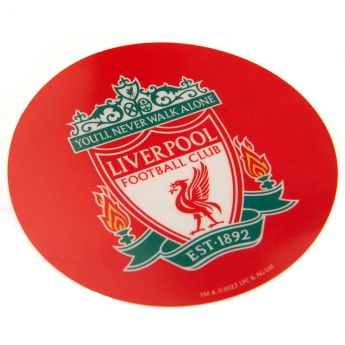 Liverpool naklejka Single Car Sticker CR