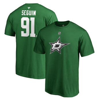 Dallas Stars koszulka męska green #91 Tyler Seguin Stack Logo Name & Number