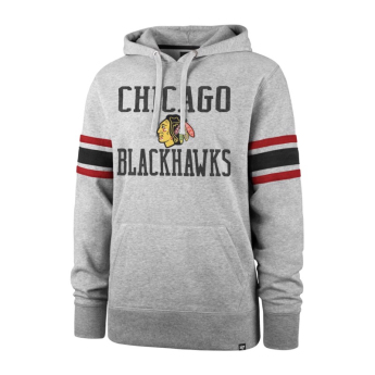 Chicago Blackhawks męska bluza z kapturem Double Block ’47 Sleeve Stripe Hood