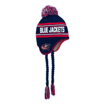 Columbus Blue Jackets czapka zimowa dziecięca Jacquard Tassel