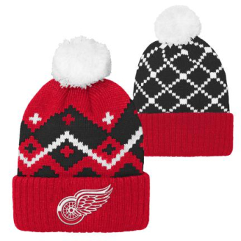 Detroit Red Wings czapka zimowa dziecięca Patchwork Cuffed Knit