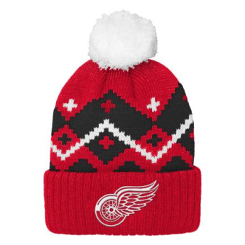 Detroit Red Wings czapka zimowa dziecięca Patchwork Cuffed Knit