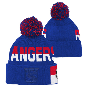 New York Rangers czapka zimowa dziecięca Faceoff Jacquard Knit