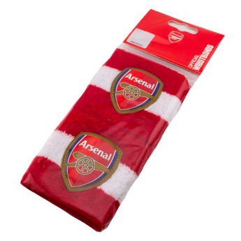 Arsenal frotki 2 pack red with white Wristbands