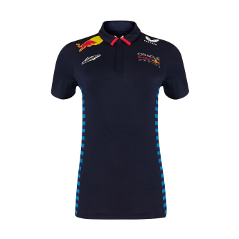 Red Bull Racing damska koszulka polo Driver Max Verstappen blue F1 Team 2024