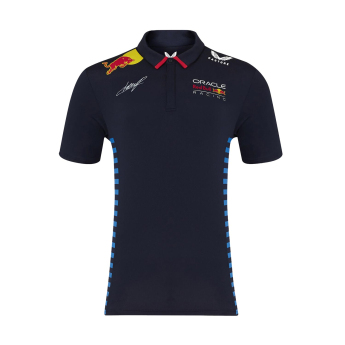 Red Bull Racing męska koszulka polo Driver Sergio Pérez blue F1 Team 2024