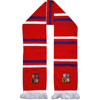 Reprezentacje hokejowe szalik zimowy Czech Republic logo patch - red