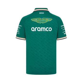 Aston Martin męska koszulka polo green F1 Team 2024