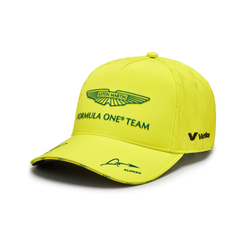 Aston Martin czapka baseballówka Fernando Alonso lime F1 Team 2024