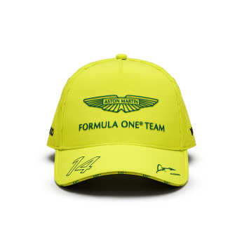 Aston Martin czapka baseballówka Fernando Alonso lime F1 Team 2024