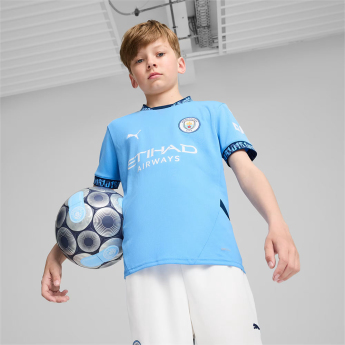 Manchester City dziecięca koszulka meczowa 24/25 home