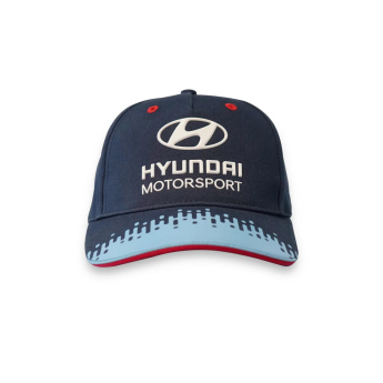 Hyundai Motorsport dziecięca czapka baseballowa Driver navy 2024