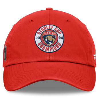 Florida Panthers czapka baseballówka 2024 Stanley Cup Champions Core Patch Unstructured Adjustable