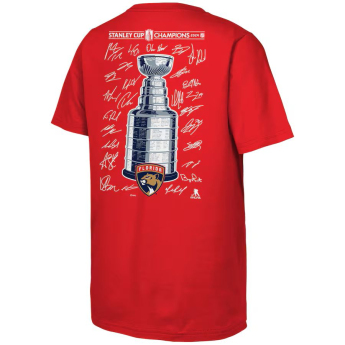 Florida Panthers koszulka dziecięca 2024 Stanley Cup Champions Signature Roster