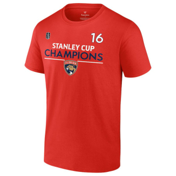 Florida Panthers koszulka męska Aleksander Barkov #16 2024 Stanley Cup Champions Authentic Pro Name & Number