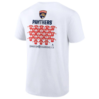 Pánské tričko Florida Panthers 2024 Stanley Cup Champions Jersey Roster