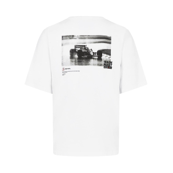 Ayrton Senna koszulka męska Heavyweight Graphic white 2024