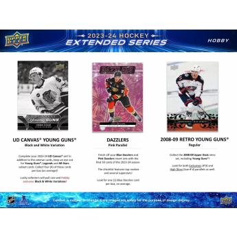 NHL pudełka karty hokejowe NHL 2023-24 Upper Deck Extended Series Hobby Box