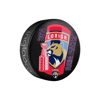 Florida Panthers krążek 2024 Stanley Cup Champions Shadow Souvenir Collector