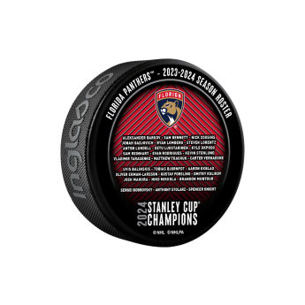 Florida Panthers krążek 2024 Stanley Cup Champions Roster Souvenir Collector Puck