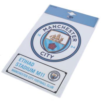 Manchester City naklejki A4 Car Decal