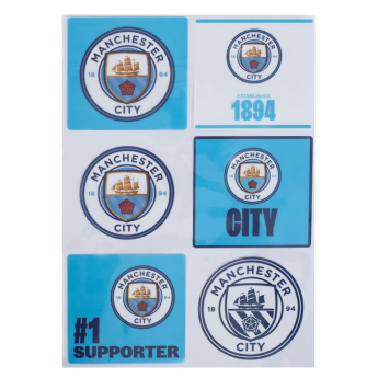 Manchester City naklejki Car Decal Set