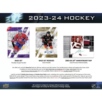 NHL pudełka karty hokejowe NHL 2023-24 Upper Deck SPx Hockey Hobby Box