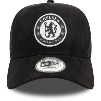 Chelsea czapka baseballówka 9Forty Trucker Faux Suede black