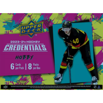 NHL pudełka karty hokejowe NHL 202-24 Upper Deck Credentials Hobby Box