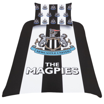 Newcastle United pościel na jedno łóżko Stripe design