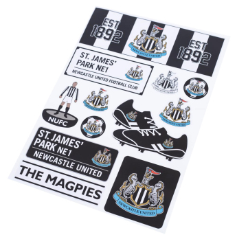 Newcastle United naklejki A4 Set 12 pcs