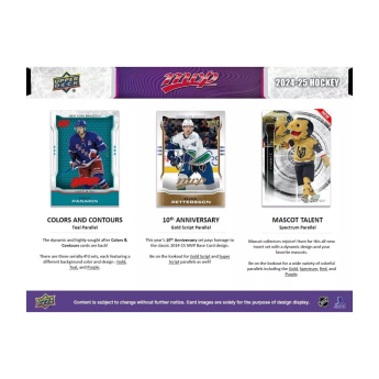 NHL pudełka karty hokejowe NHL 2024-25  Upper Deck MVP Hockey Hobby Box