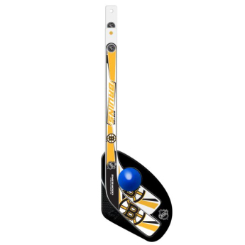 Boston Bruins plastikowy kij do unihokeja Sher-Wood One on one set