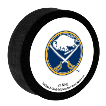 Buffalo Sabres krążek do hokeja z pianki White Sher-Wood