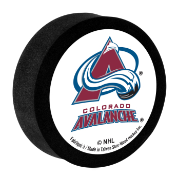 Colorado Avalanche krążek do hokeja z pianki White Sher-Wood