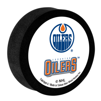 Edmonton Oilers krążek do hokeja z pianki White Sher-Wood