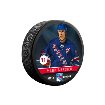 New York Rangers krążek souvenir collector hockey puck