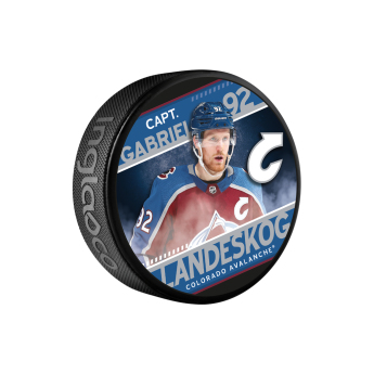 Colorado Avalanche krążek Gabriel Landeskog Captain Collection