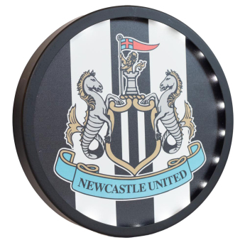 Newcastle United zegar ścienny Metal LED Logo