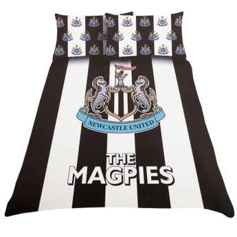 Newcastle United pościel na podwójne łóżko Stripe design