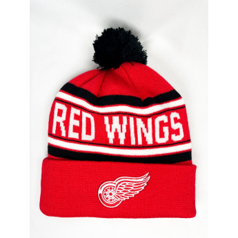 Detroit Red Wings czapka zimowa dziecięca Jacquard Cuffed Knit With Pom