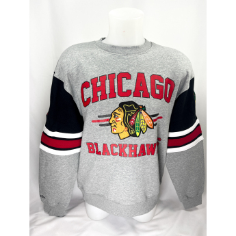 Chicago Blackhawks męska bluza z kapturem All Over Crew 4.0 Current Logo