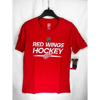 Detroit Red Wings koszulka dziecięca Apro Wordmark Ss Ctn Tee