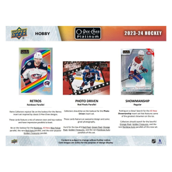 NHL pudełka karty hokejowe NHL 2023-24 Upper Deck O-Pee-Chee Platinum Hobby Box