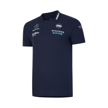 Williams męska koszulka polo navy F1 Team 2024