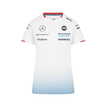 Williams koszulka damska Driver white F1 Team 2024