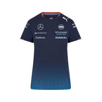 Williams koszulka damska Drivers navy F1 Team 2024