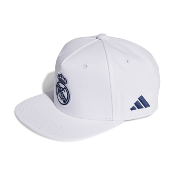 Real Madryt czapka flat baseballówka Snapback white