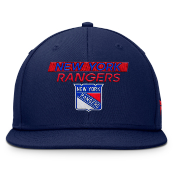 New York Rangers czapka flat baseballówka AP Rink Prime Structured Mid Crown Adj. Squarevisor Snapback