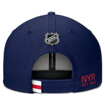 New York Rangers czapka flat baseballówka AP Rink Prime Structured Mid Crown Adj. Squarevisor Snapback